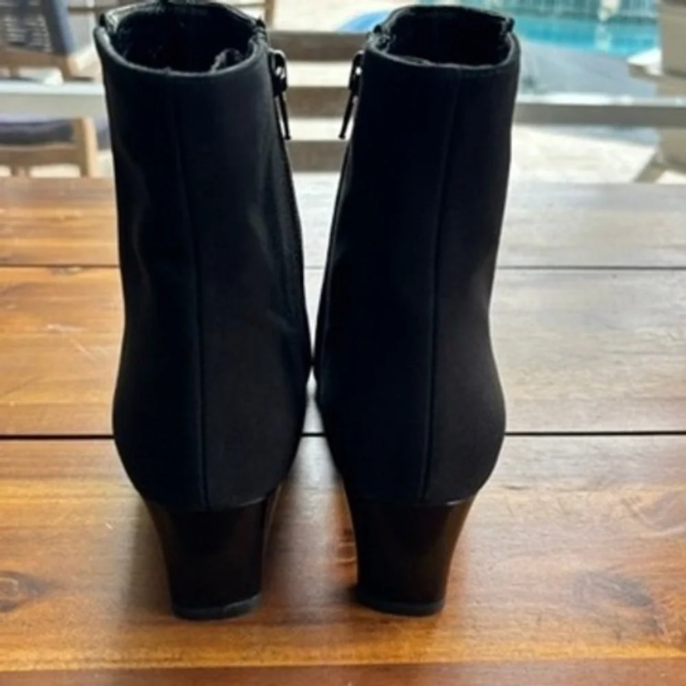 Stuart Weitzman‎ Radiance Gore-Tex Ankle Boots Black Size 8 New Never Worn